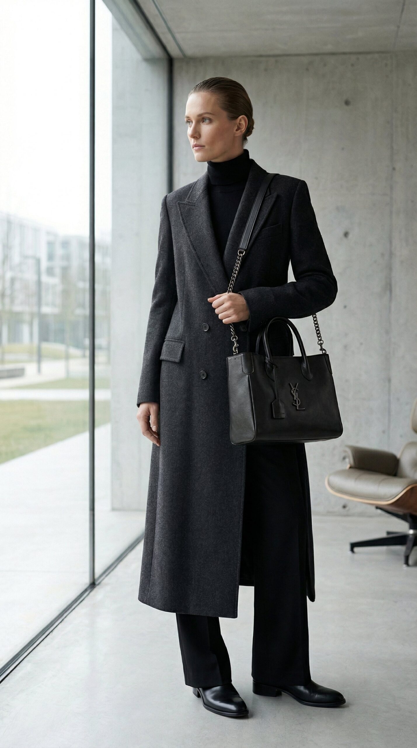 Sac de Jour Supple Leather Tote – Black - Image 2