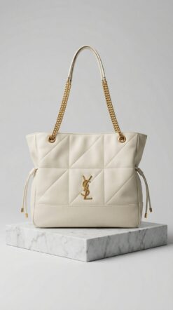 JAMIE SMALL SHOPPING BAG IN LAMB LEATHER
