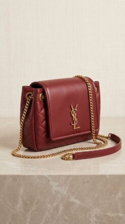 Solferino Mini Chain Bag – Red