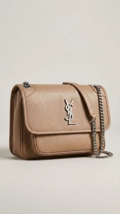 Cassandre Flap Chain Bag – Tan